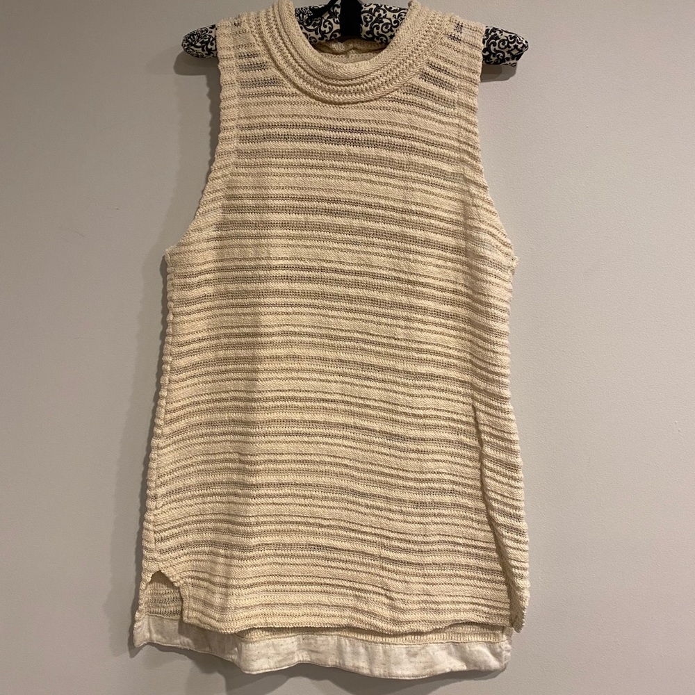 Anthropologie Dolan Sleeveless Cotton Sweater